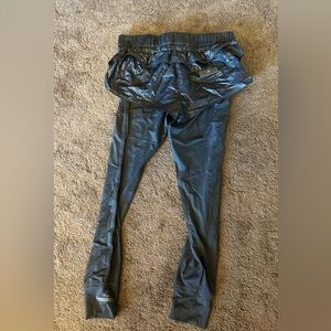Stella McCartney Adidas leggings/shorts combo. Size small. Slate gray.